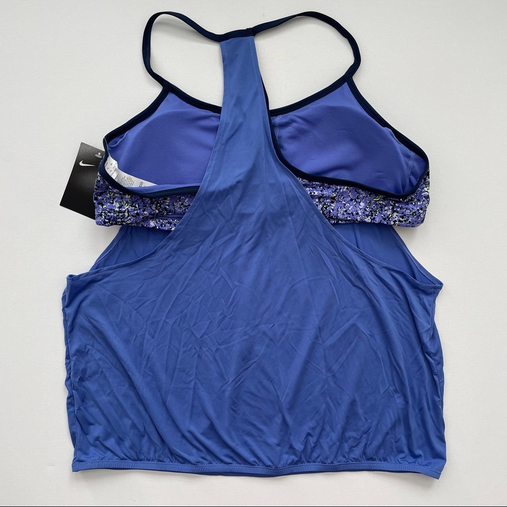 Nike Women’s Pixel Party Layered Tankini Top - Picture 5 of 12